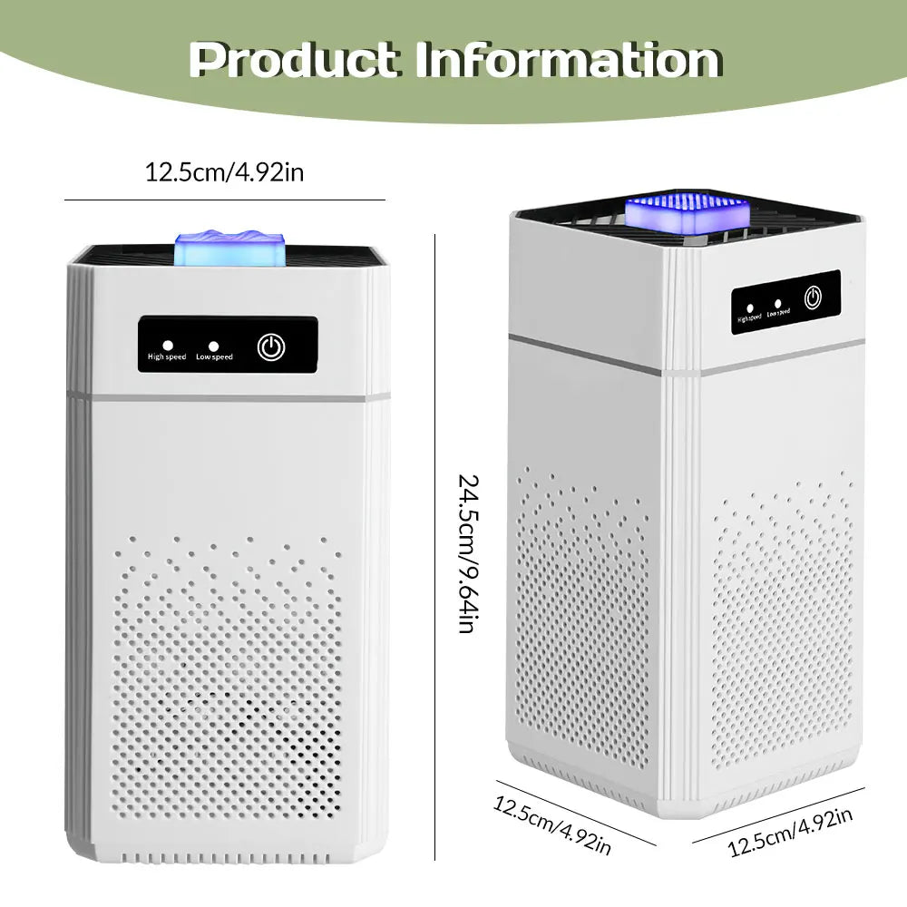 Modern HEPA Air Purifier For Quiet Home Bedroom Use