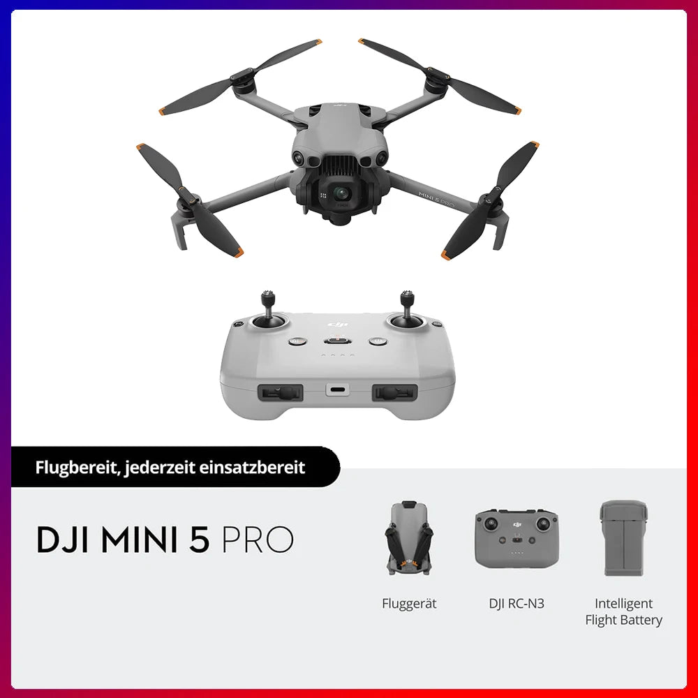 Dji Mini 5 Pro Compact Foldable Drone Delivering Reliable Aerial Photography
