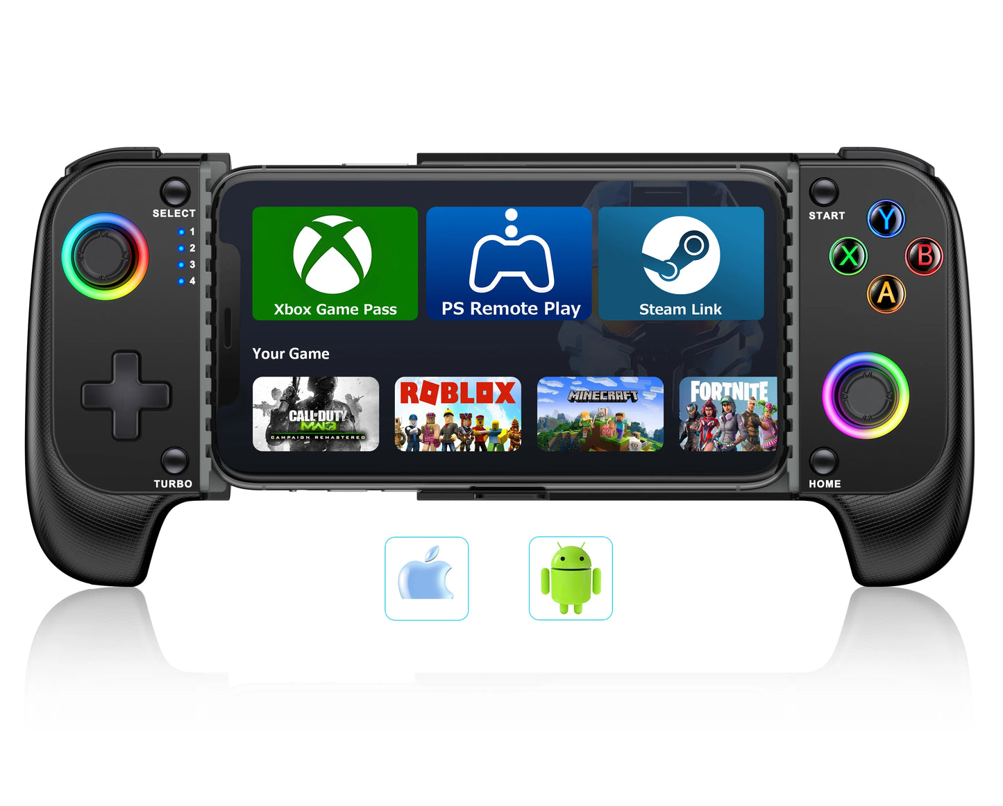 Beboncool MC100 Wireless Bluetooth Telescopic Mobile Gamepad Controller