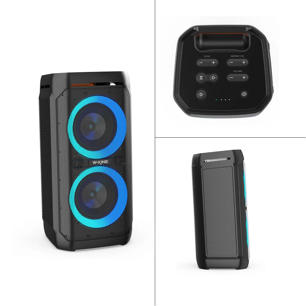 W-King T11 Portable Bluetooth Speaker Featuring Waterproof IPX6 Protection
