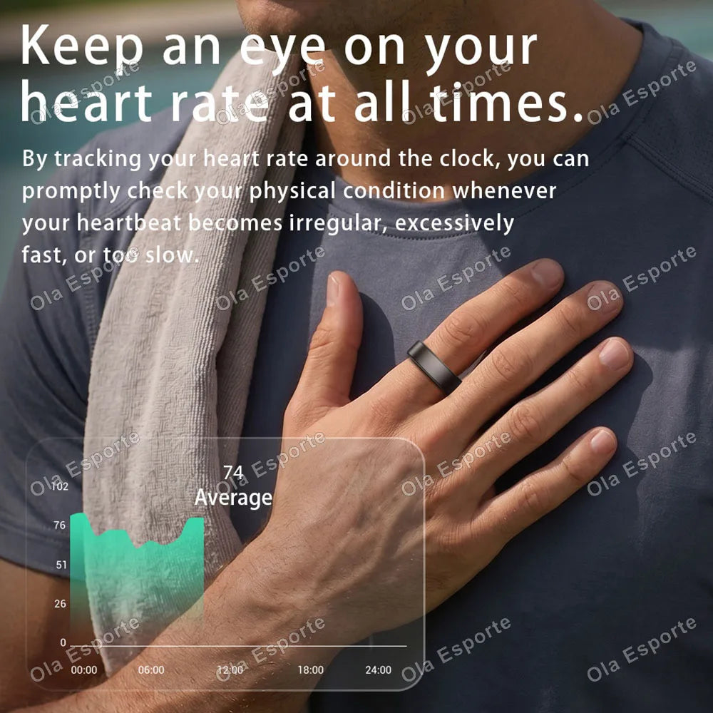 Ola Esporte Smart Ring Heart Rate Blood Oxygen Fitness Tracker