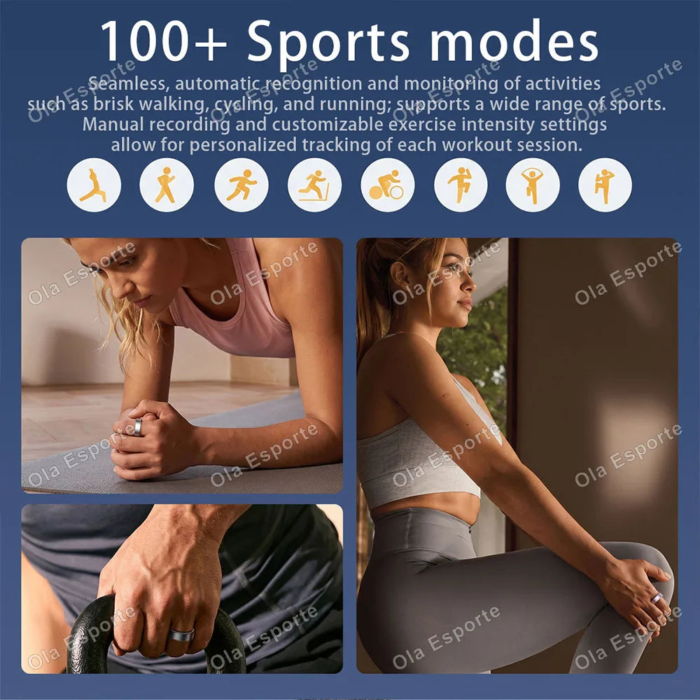 Ola Esporte Smart Ring Heart Rate Blood Oxygen Fitness Tracker
