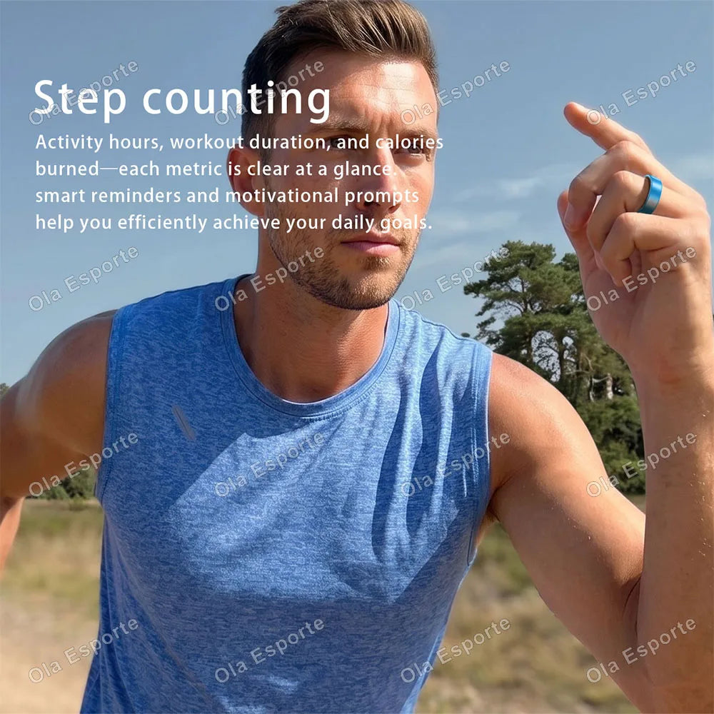 Ola Esporte Smart Ring Heart Rate Blood Oxygen Fitness Tracker