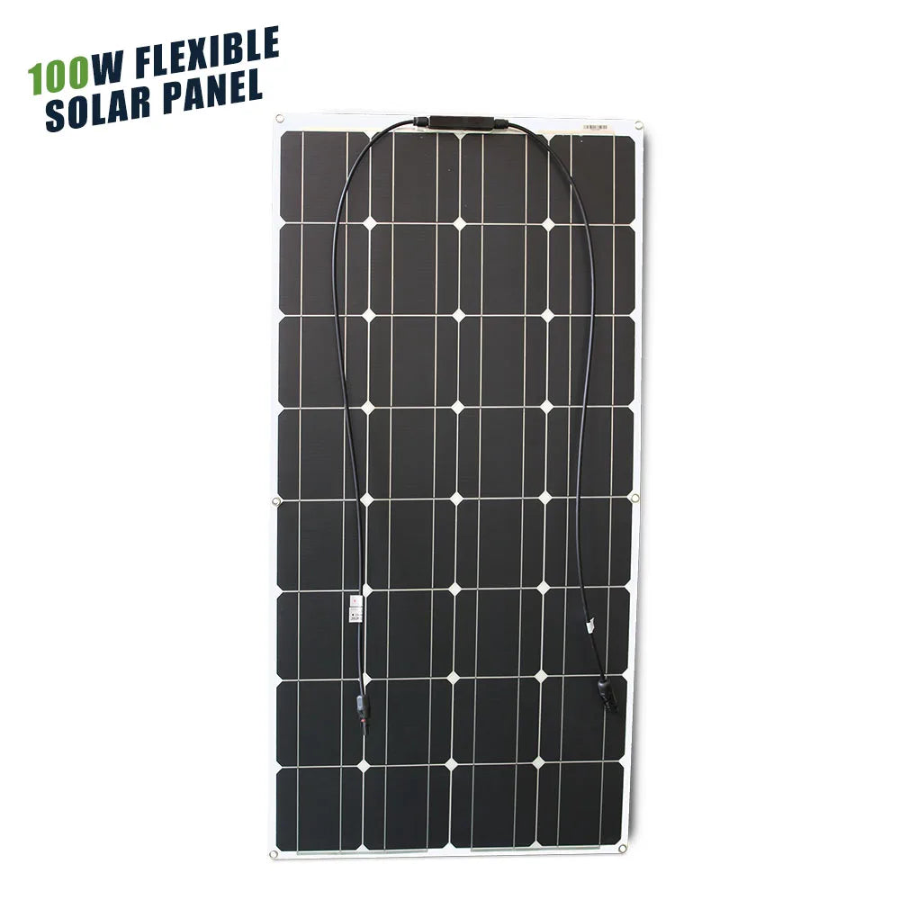 Asunerge Flexible Monocrystalline Solar Panel Compact Design For Outdoor Use