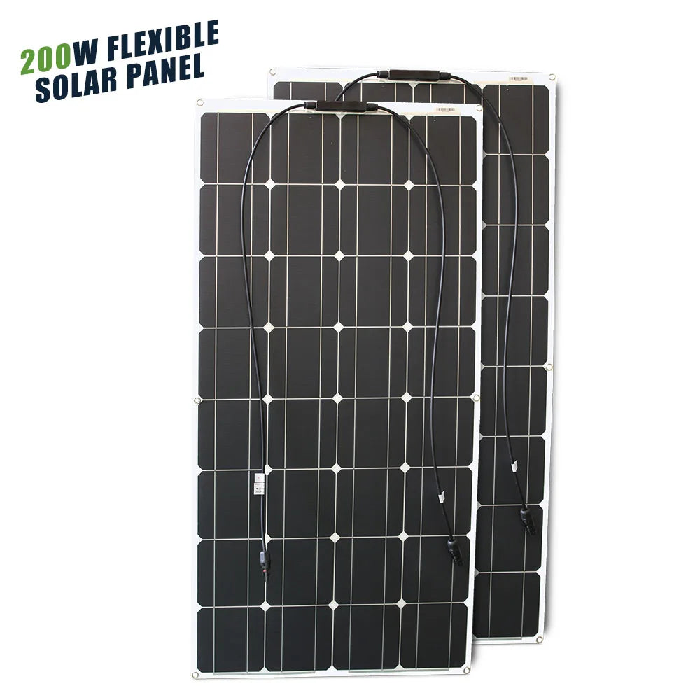 Asunerge Flexible Monocrystalline Solar Panel Compact Design For Outdoor Use