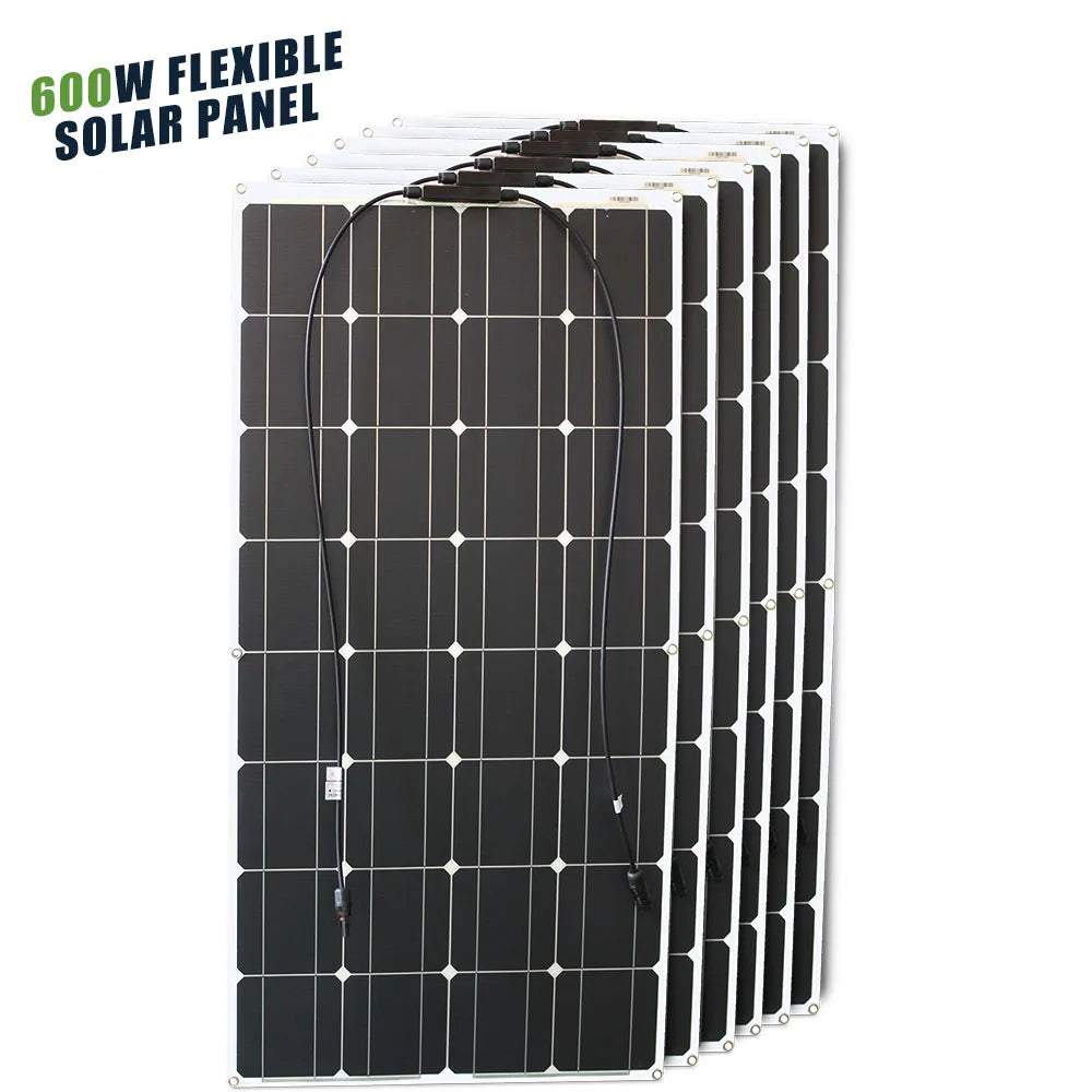 Asunerge Flexible Monocrystalline Solar Panel Compact Design For Outdoor Use