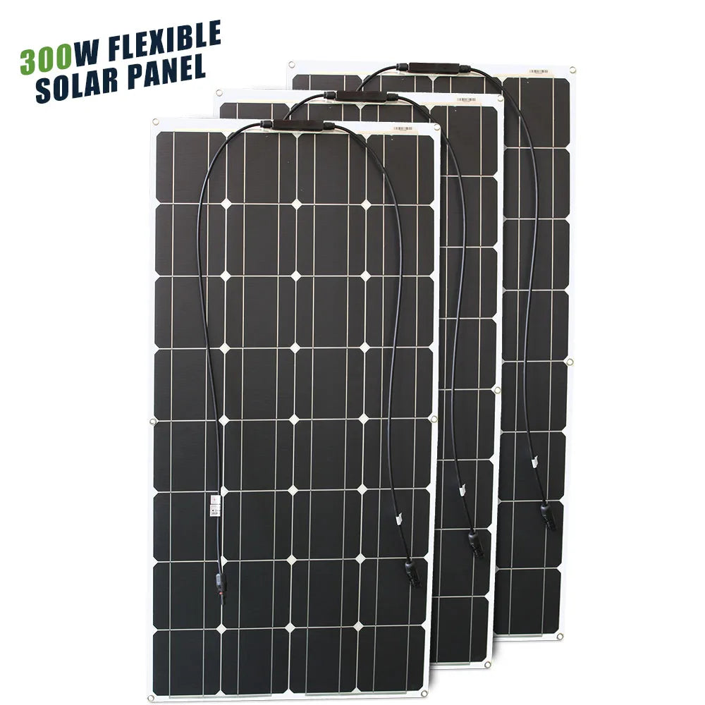Asunerge Flexible Monocrystalline Solar Panel Compact Design For Outdoor Use