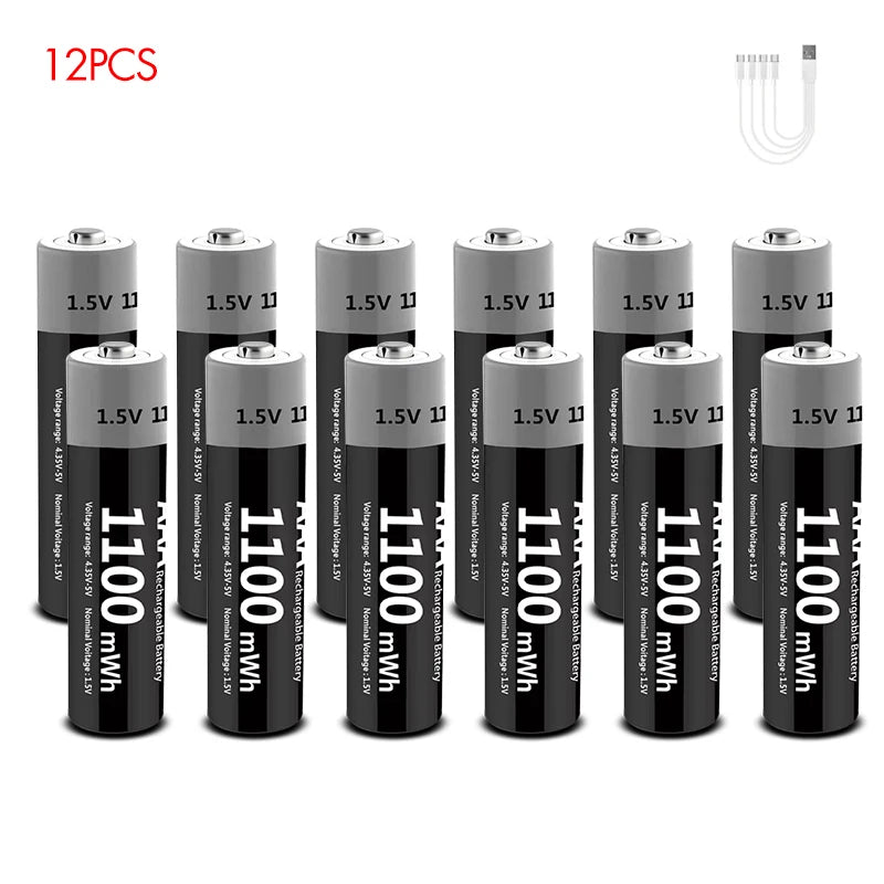 Kuugro Usbc Fast Charging Rechargeable Batteries Kit