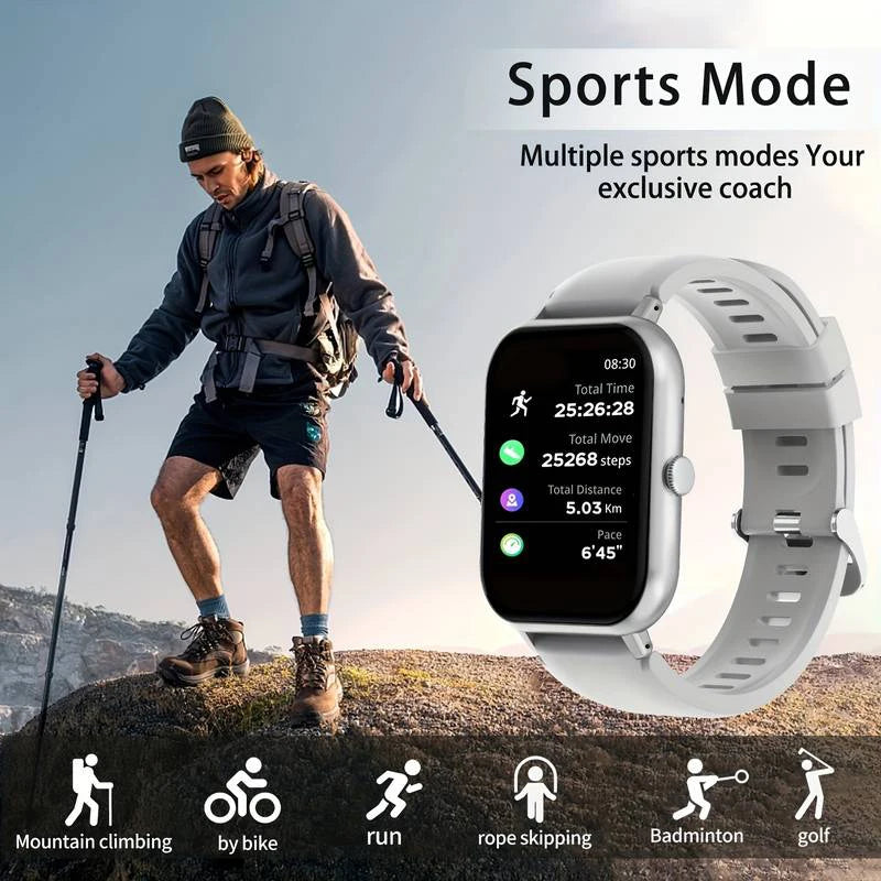 Odelettevcy Smart Watch With Wireless Calling And Fitness Tracker