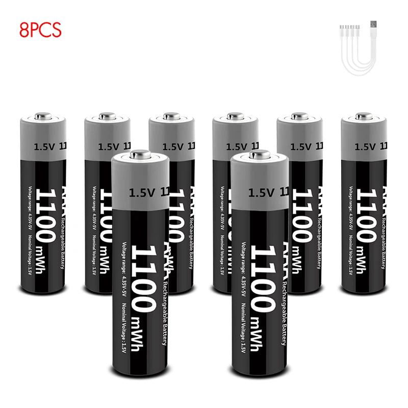 Kuugro Usbc Fast Charging Rechargeable Batteries Kit