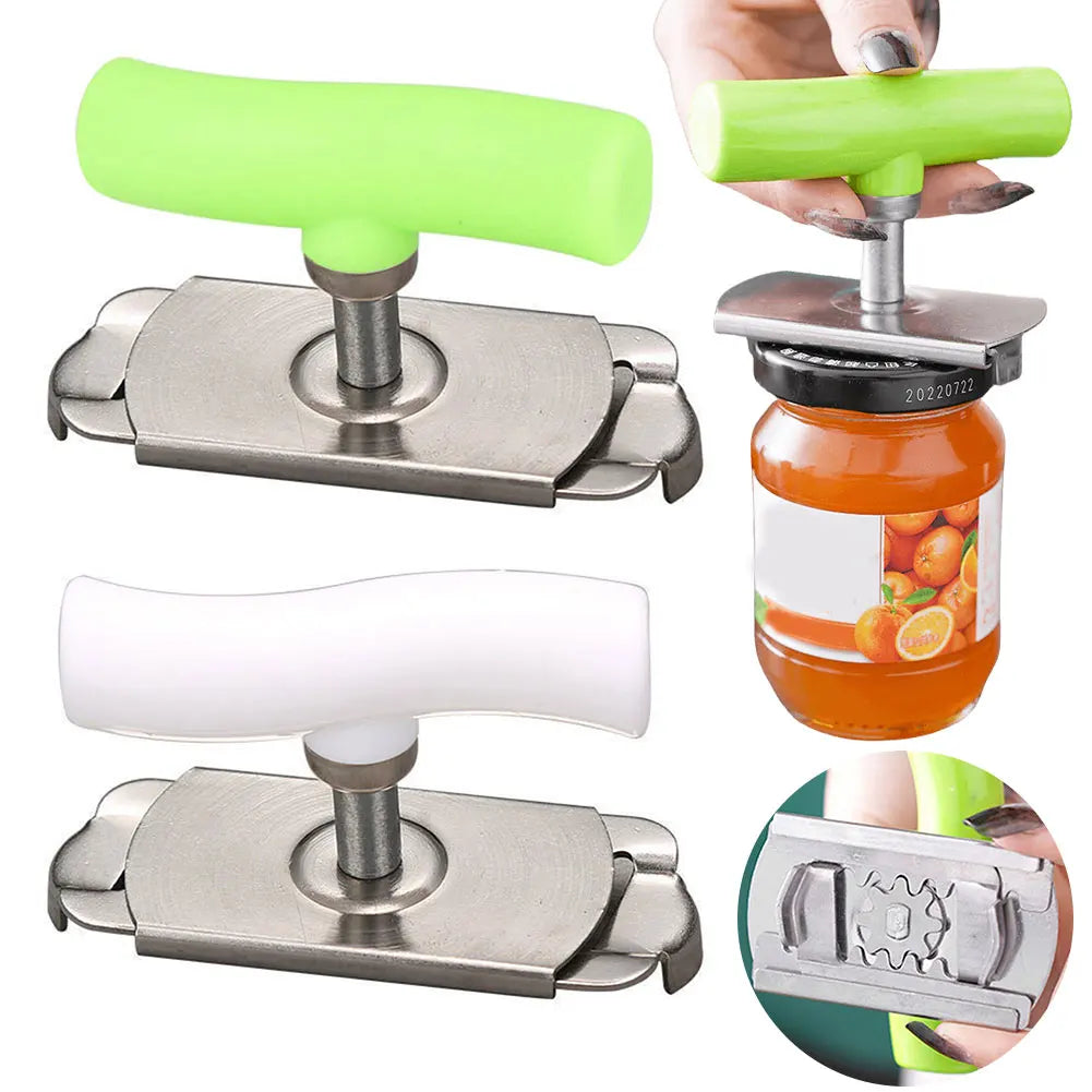 Ergonomic Adjustable Stainless Steel Jar And Can Opener