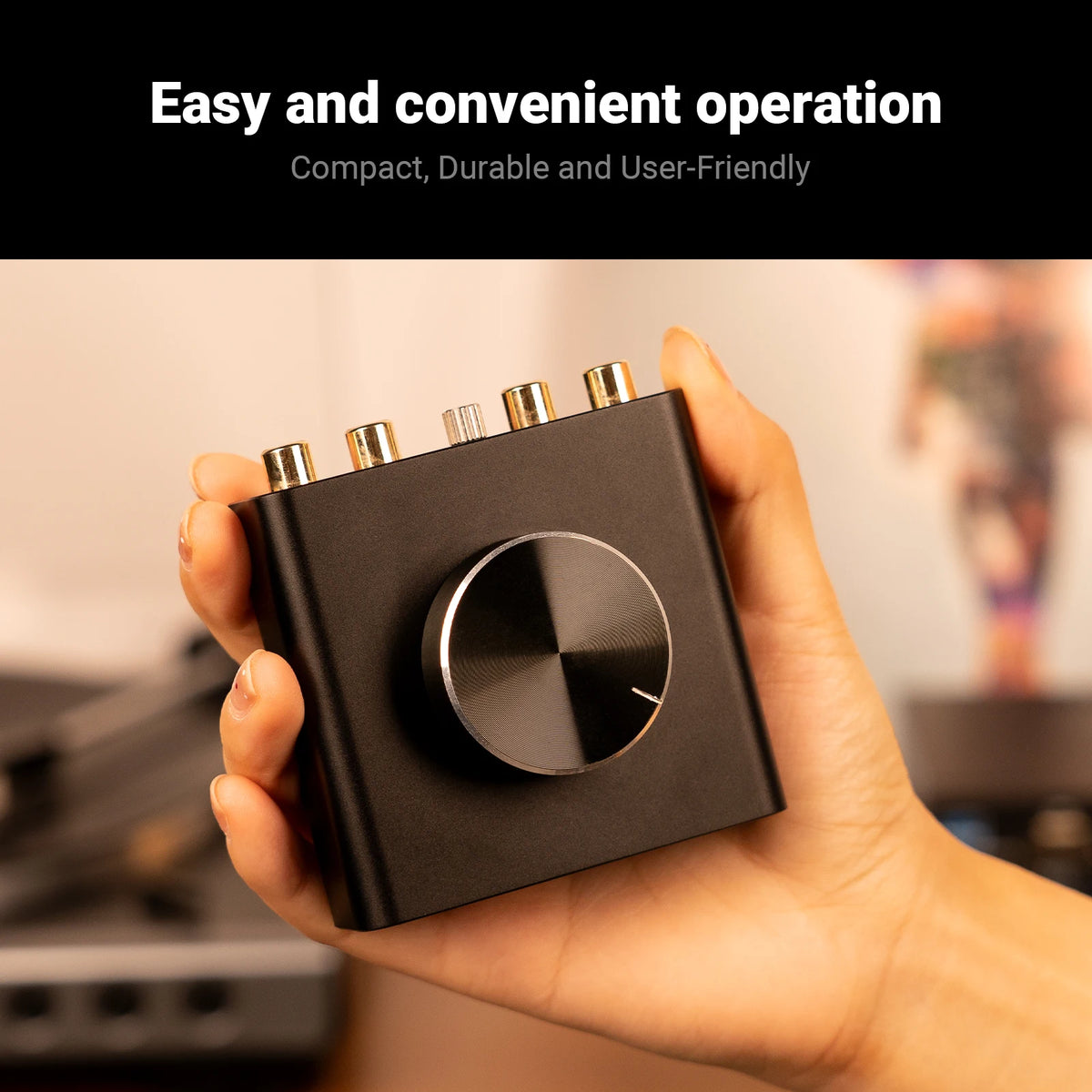 Neohipo TP10 Turntable Preamp With Aluminum Case And Rca Audio