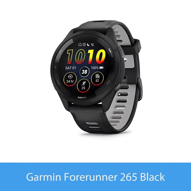 Garmin Forerunner 265 GPS Smartwatch With Heart Rate Sensor