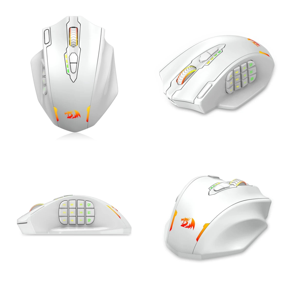 Redragon Wireless Gaming Mouse With Programmable Buttons And Backlighting