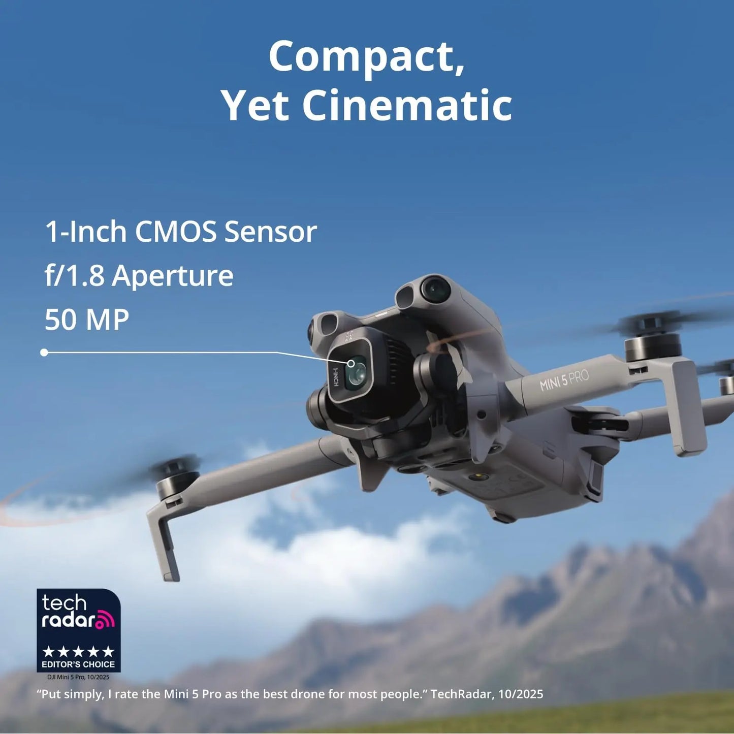 Dji Mini 5 Pro Compact Foldable Drone Delivering Reliable Aerial Photography