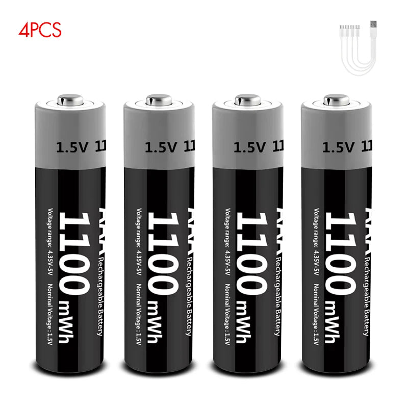 Kuugro Usbc Fast Charging Rechargeable Batteries Kit