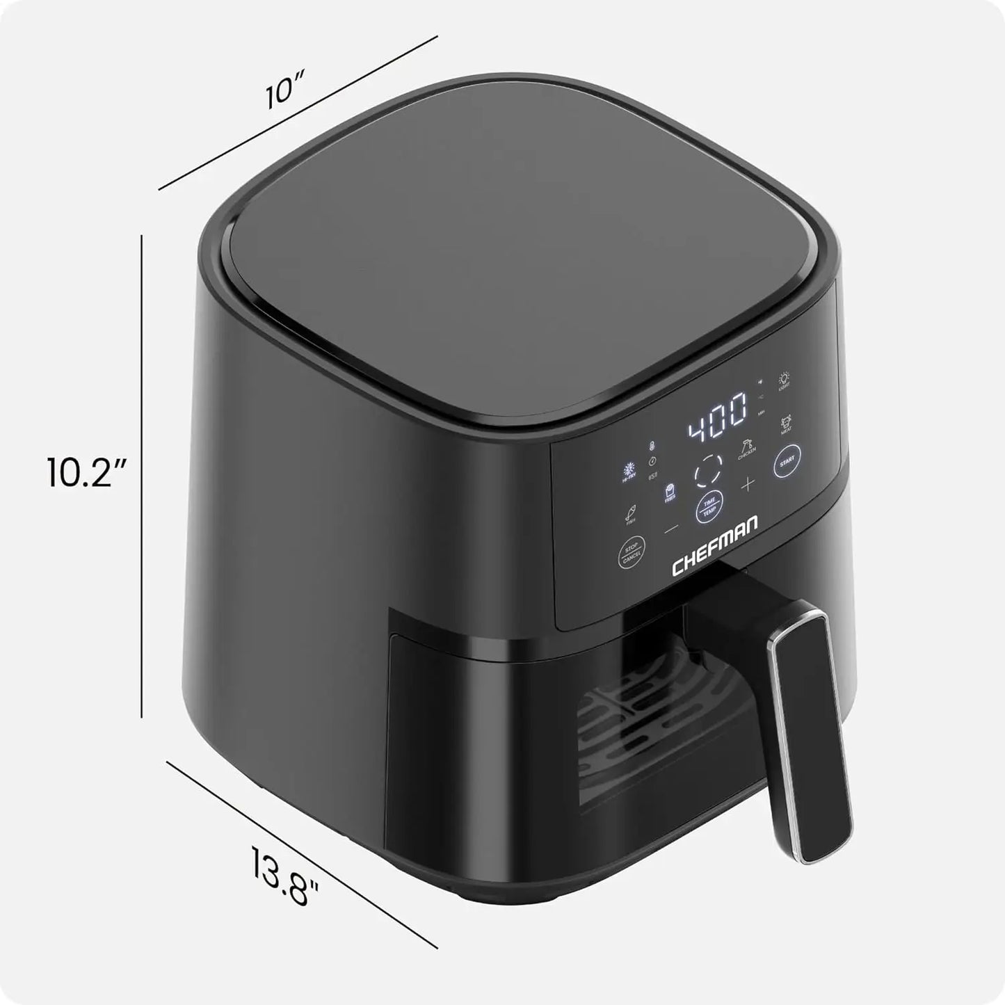 XMSJ Compact Air Fryer Utilizes Hi Fry System For Uniformly Crispy Home Meals