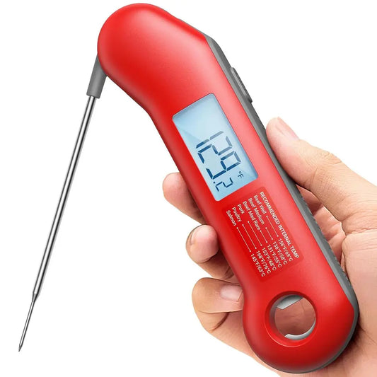 Digital Meat Thermometer With Fast Reading And Backlit Display