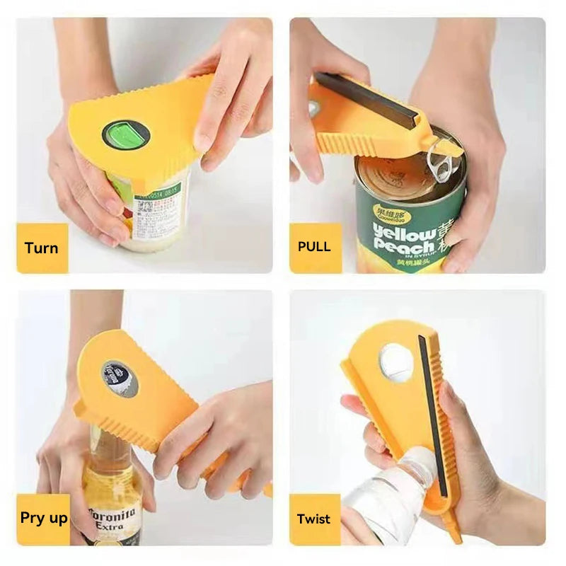 Multifunctional Stainless Steel Can Opener And Bottle Opener