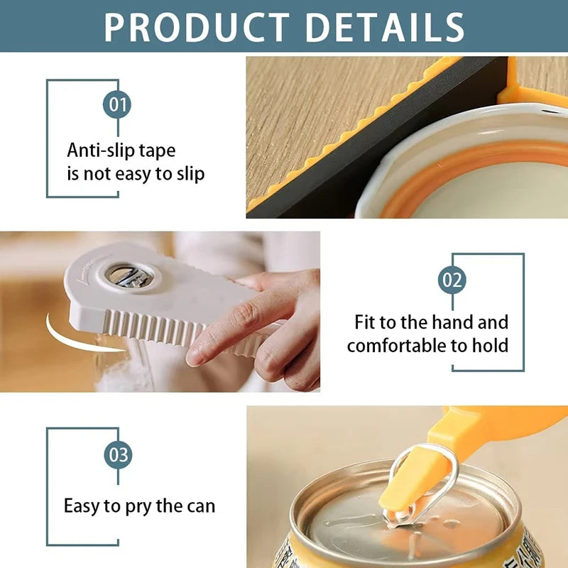 Multifunctional Stainless Steel Can Opener And Bottle Opener