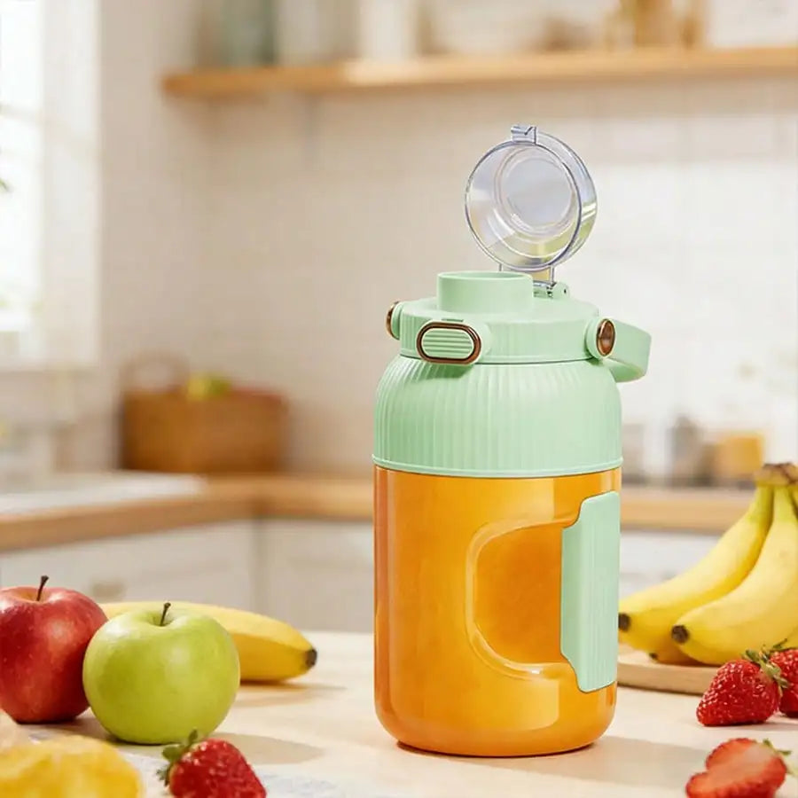 Portable 10 Blade Mini Rechargeable Electric Fruit Juicer Blender