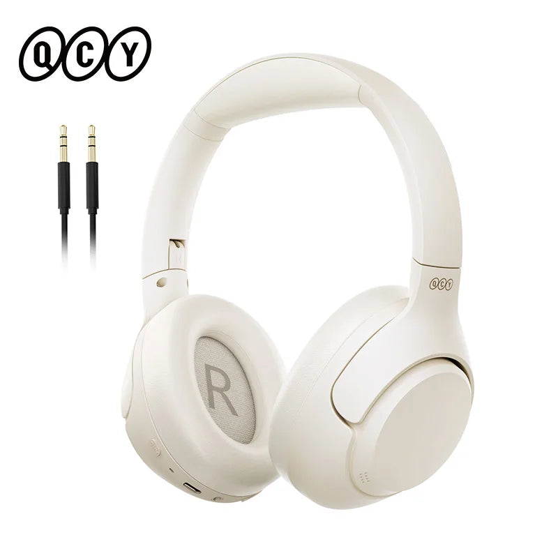 QCY H3 Hybrid ANC Wireless Headphones With Extended Battery Life