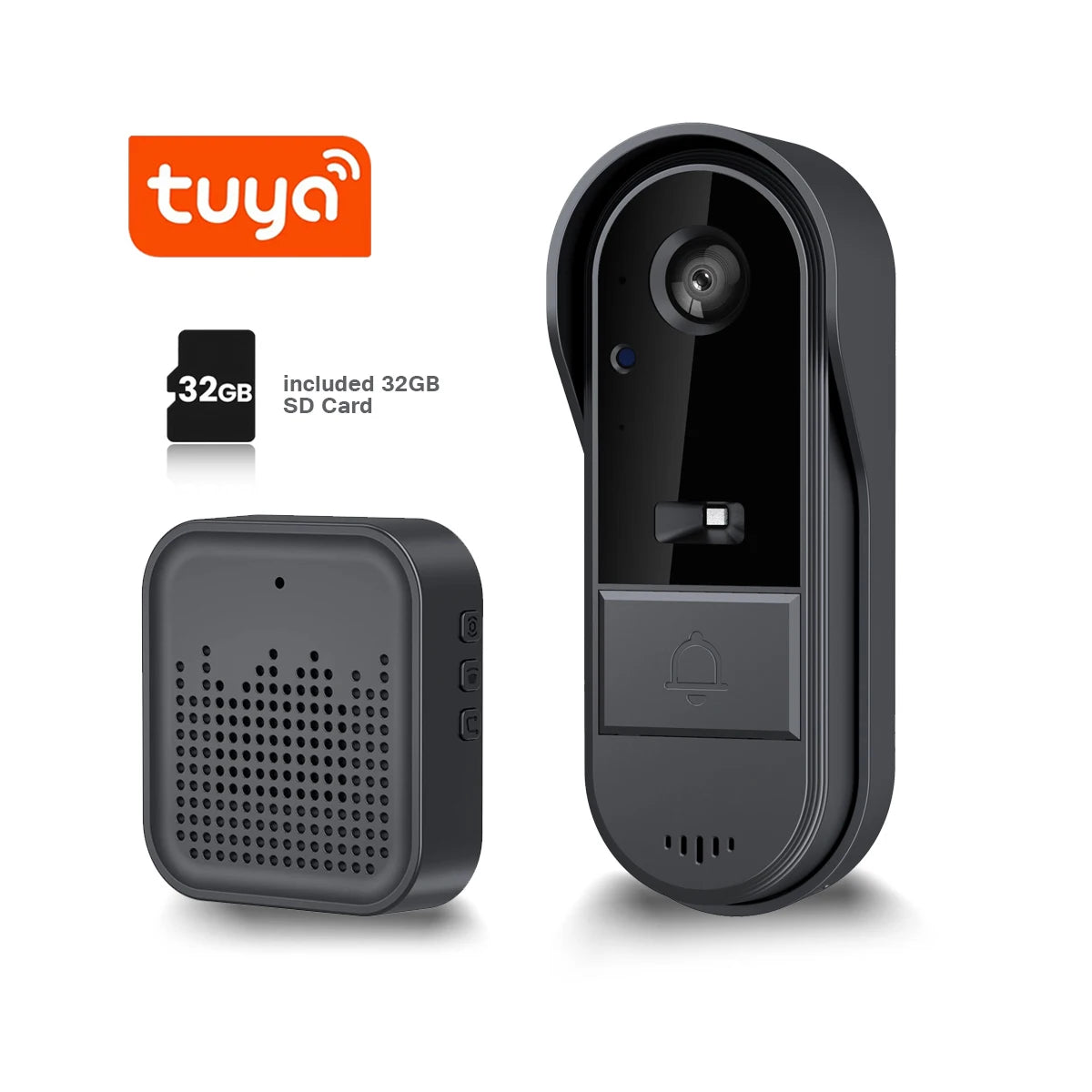 Xbibi Wireless WiFi Video Doorbell With 1080P HD Camera