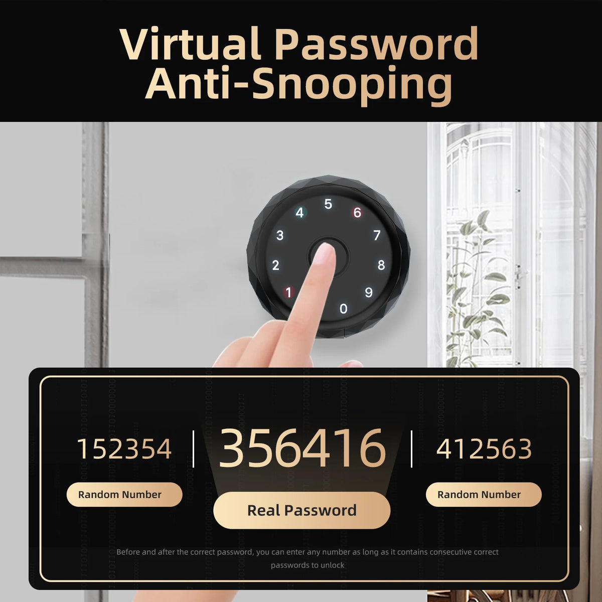 Viladepot Smart Lock With Bluetooth App Control And Fingerprint Access
