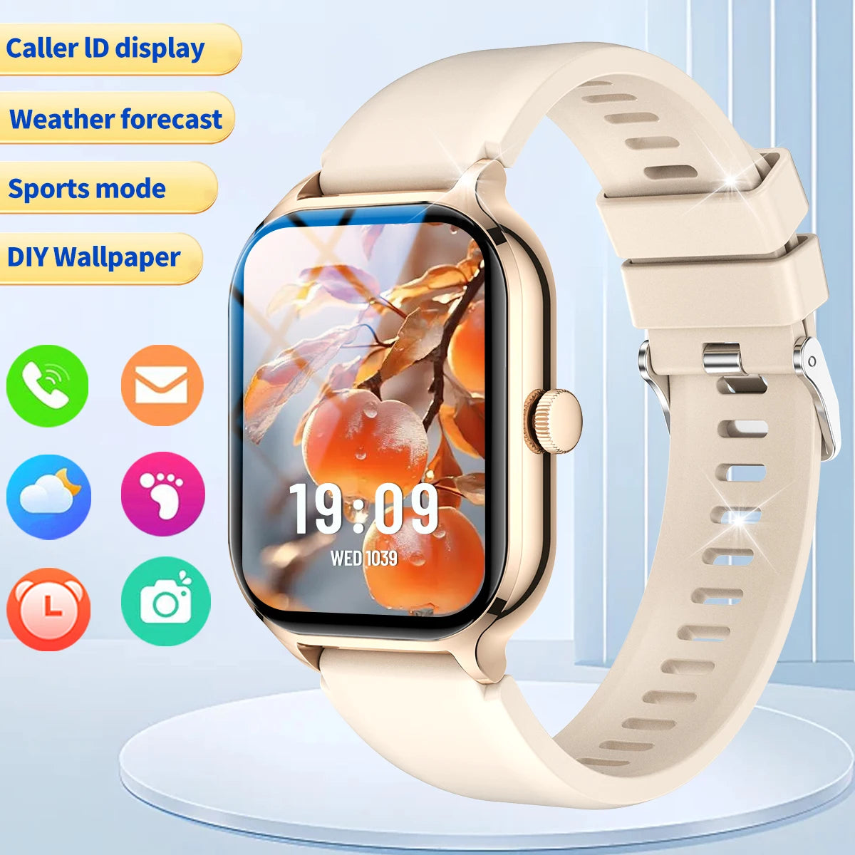 Odelettevcy Smart Watch With Wireless Calling And Fitness Tracker