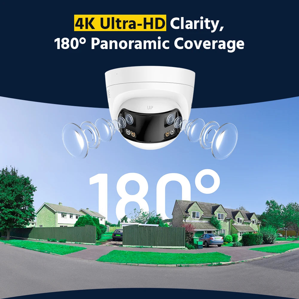 Annke 4K 8MP POE Dual Lens Outdoor Network Security Camera