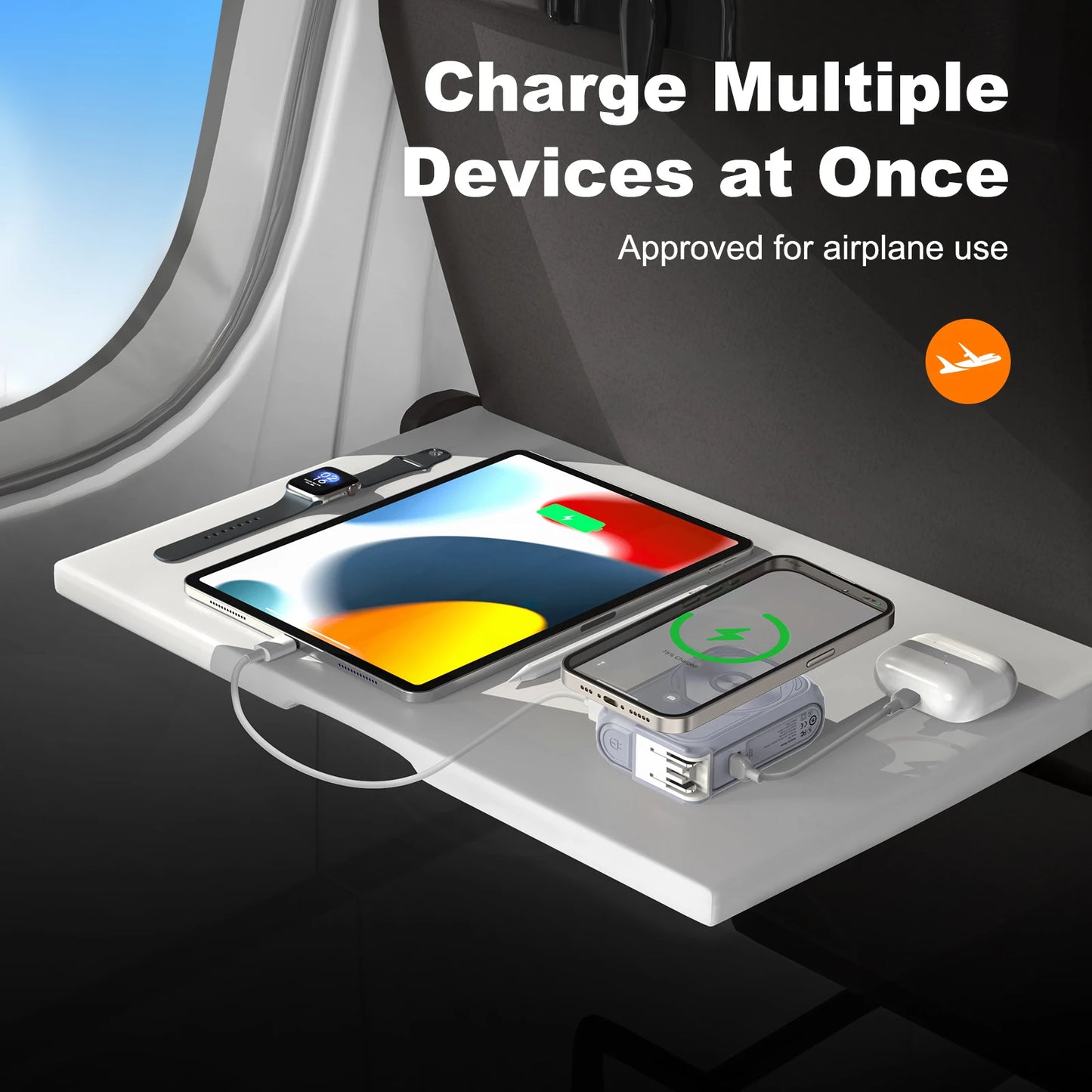Prunus 10000mAh Magnetic Wireless Power Bank PD Fast Charging Display