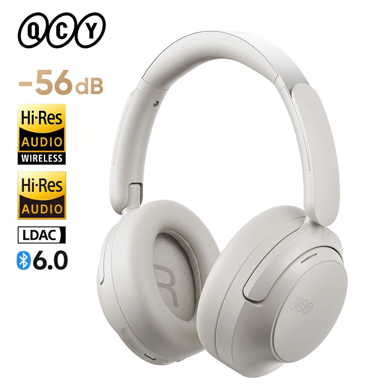 QCY H3S Over Ear Wireless Headphones With Adaptive Noise Cancellation