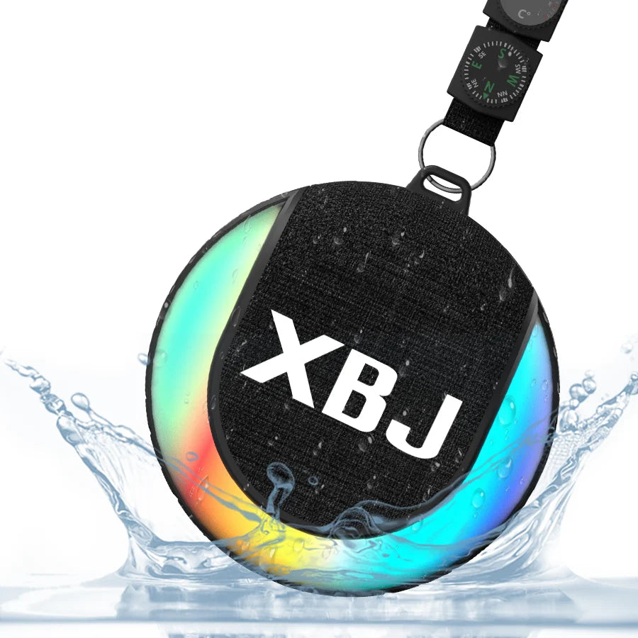Portable Waterproof Bluetooth Floating Speaker With Led Lights For Outdoor