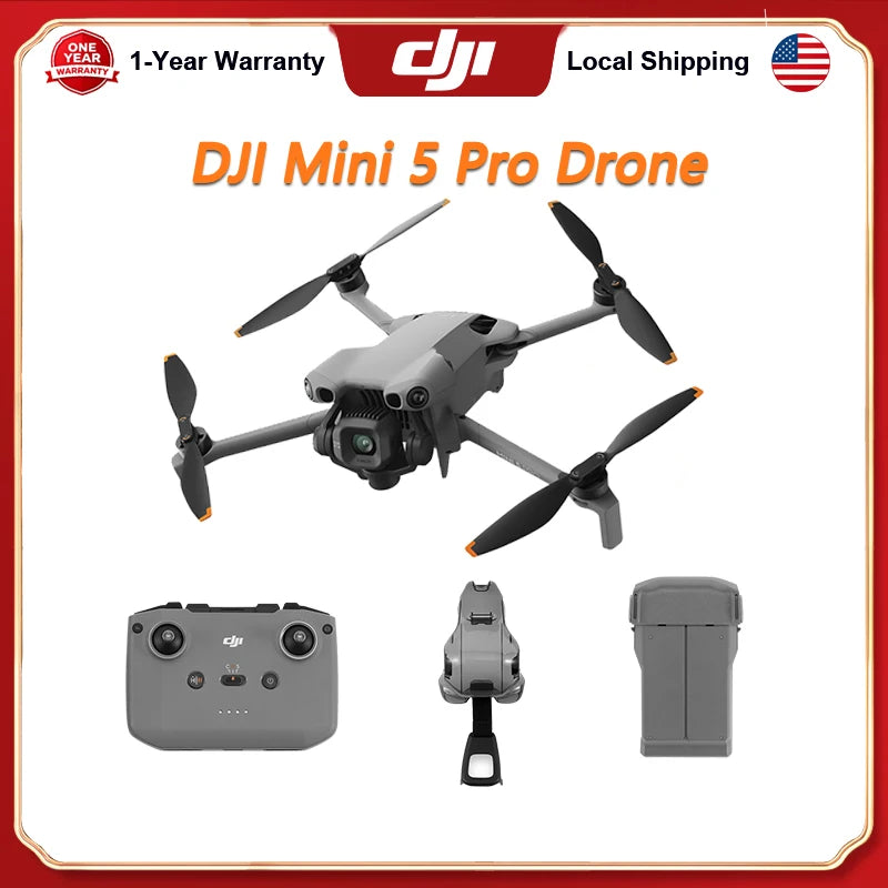 Dji Mini 5 Pro Compact Foldable Drone Delivering Reliable Aerial Photography