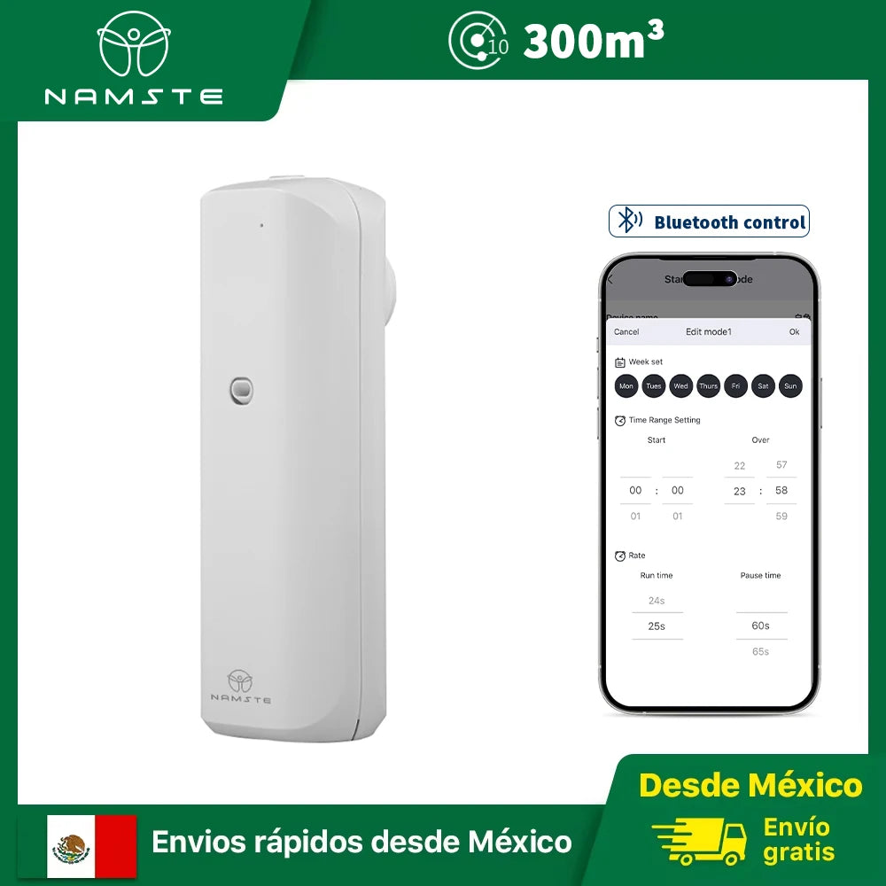 Namste Smart Bluetooth Waterless Essential Oil Diffuser