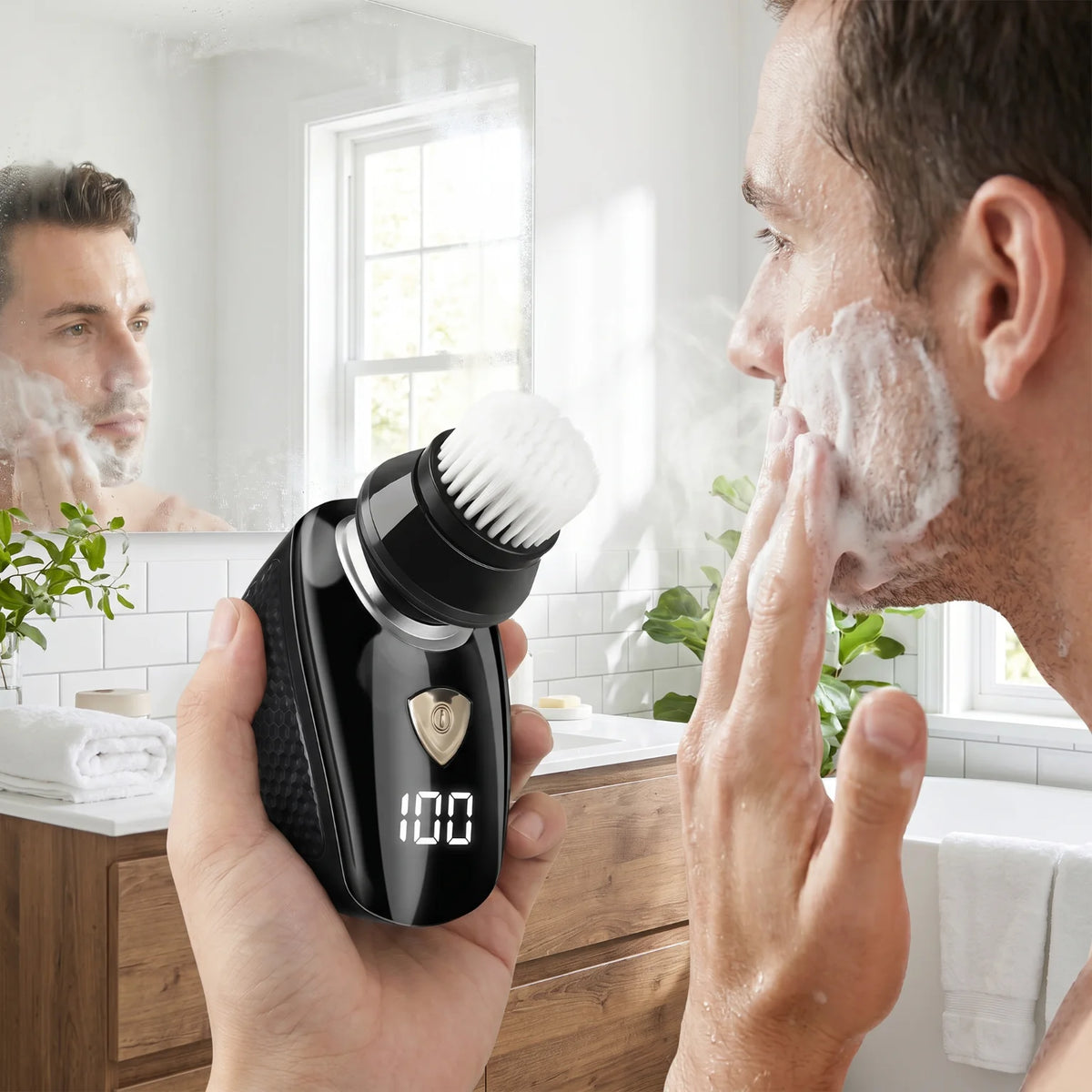 5D Floating Head Electric Shaver With Beard And Nose Trimmer