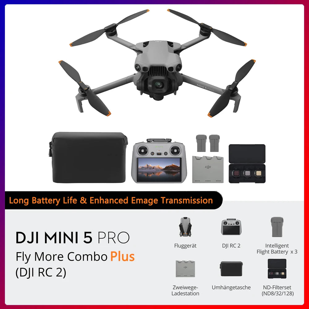 Dji Mini 5 Pro Compact Foldable Drone Delivering Reliable Aerial Photography