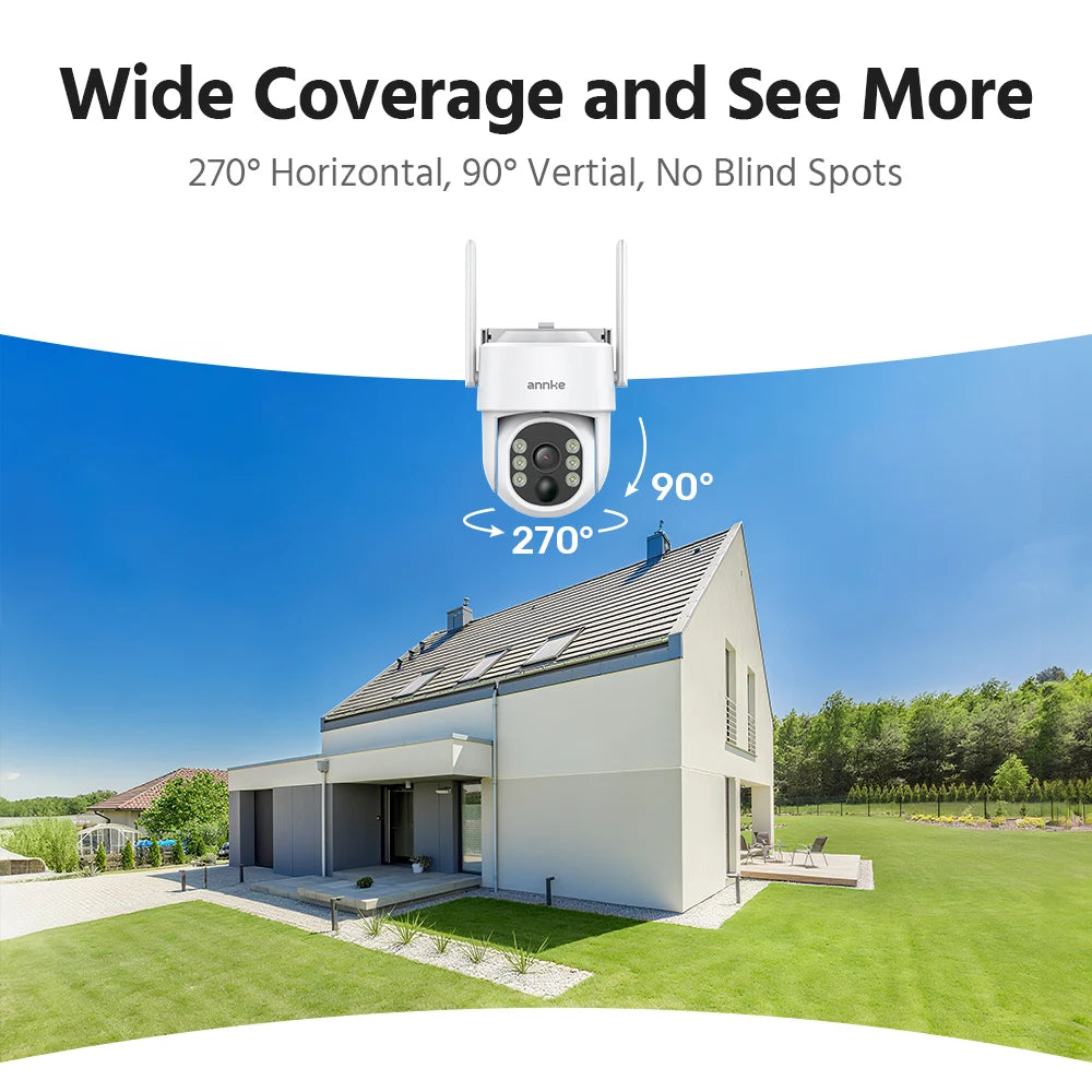 Annke 4MP Wireless Security Camera Featuring Auto Tracking Night Vision