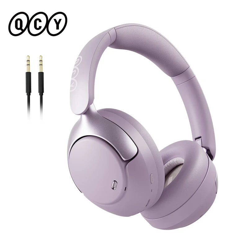 QCY H3 Pro Wireless Headphones Featuring Active Noise Cancellation