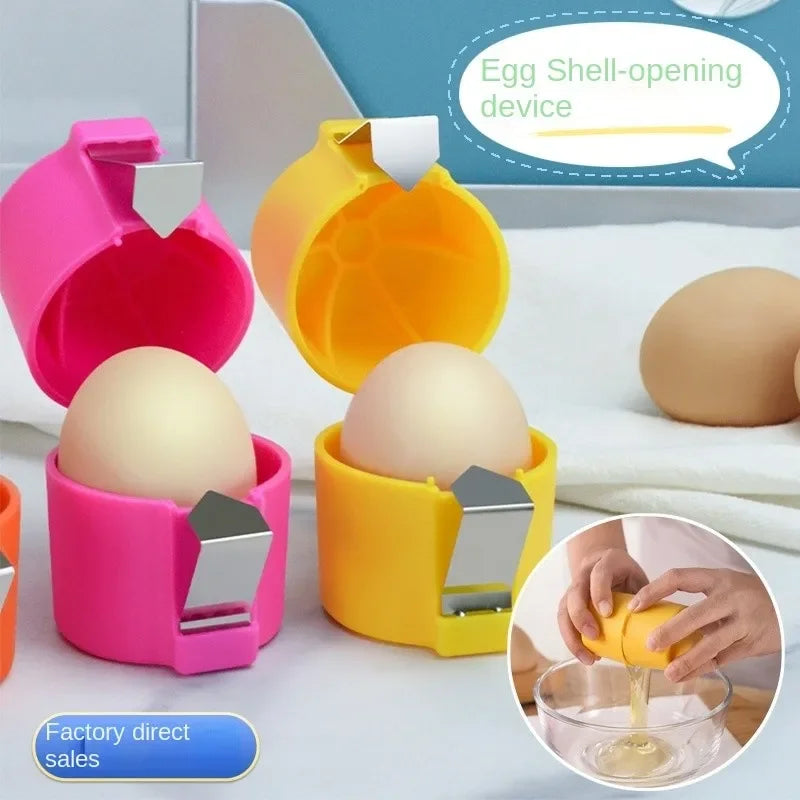 Multifunctional Egg Cracker And Whisk Kitchen Baking Tool