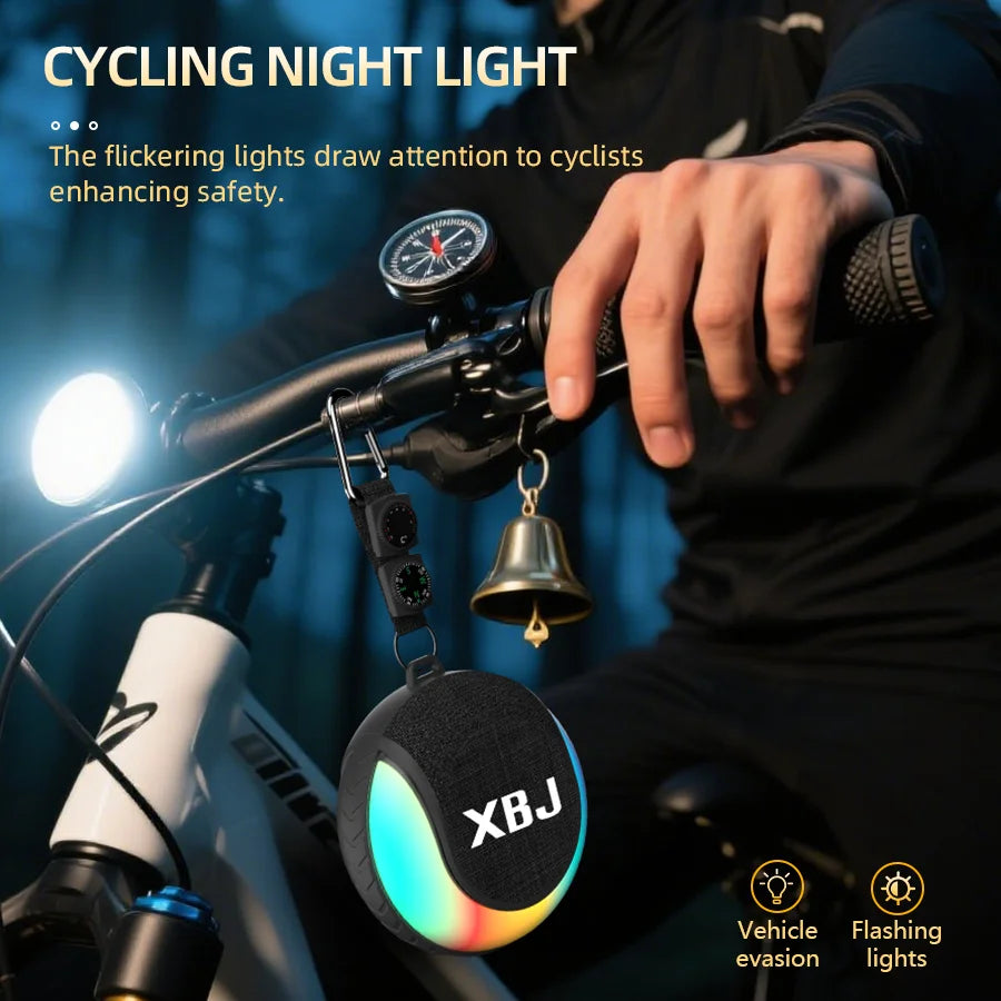Portable Waterproof Bluetooth Floating Speaker With Led Lights For Outdoor