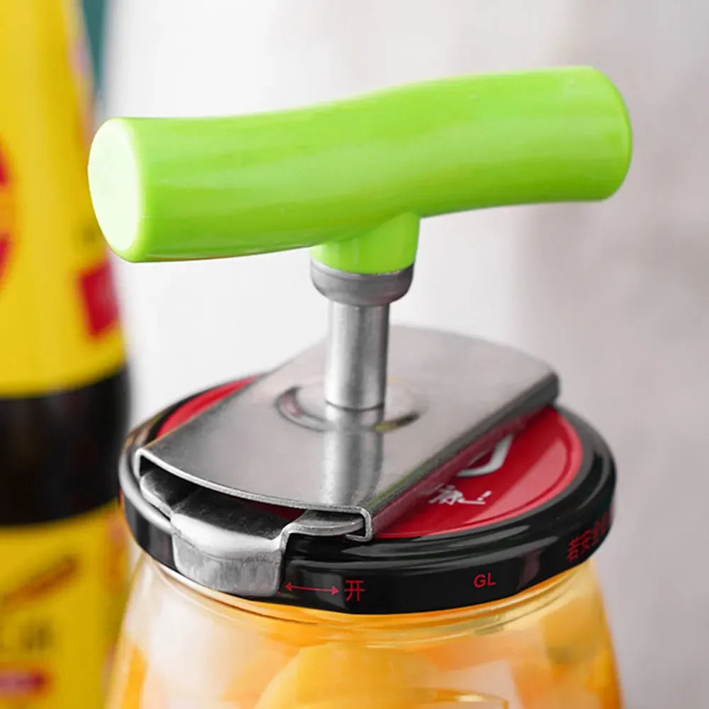 Ergonomic Adjustable Stainless Steel Jar And Can Opener