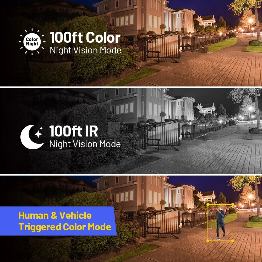 Annke 12MP Outdoor PoE Security Camera With Dual Light Technology