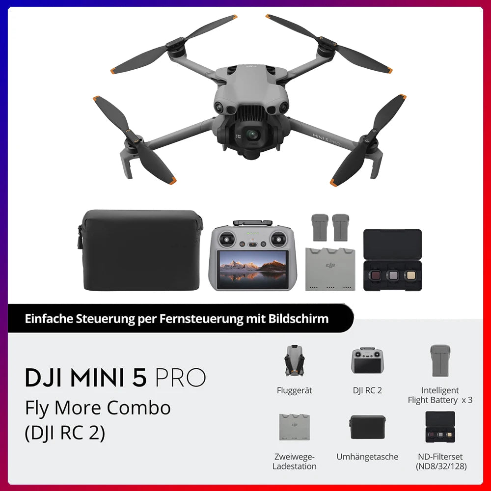 Dji Mini 5 Pro Compact Foldable Drone Delivering Reliable Aerial Photography