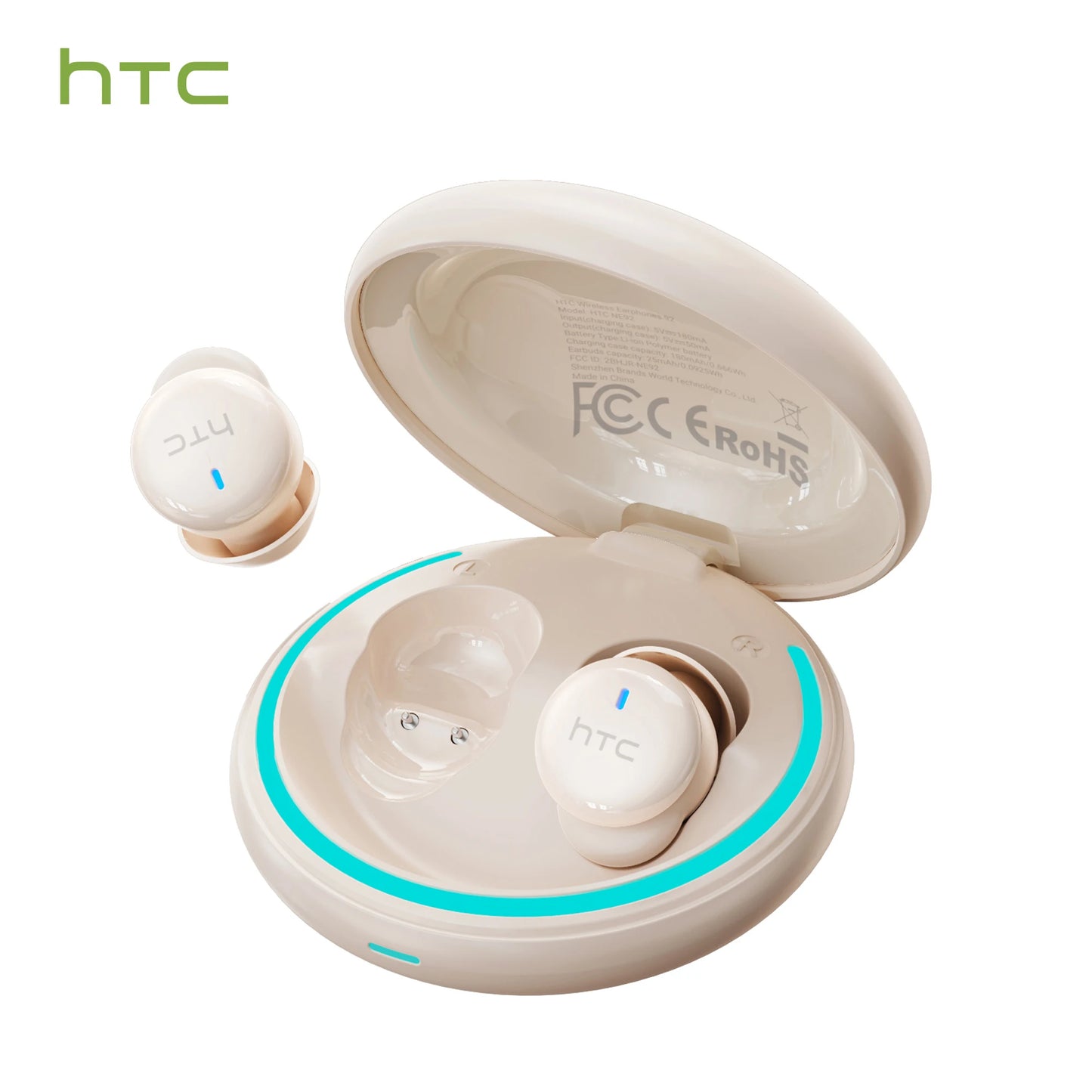 HTC Wireless Bluetooth Sleep Earbuds With Active Noise Cancellation