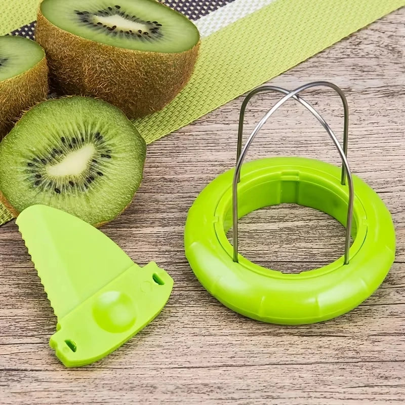 Stainless Steel Kiwi Fruit Peeler And Slicer Kitchen Tool