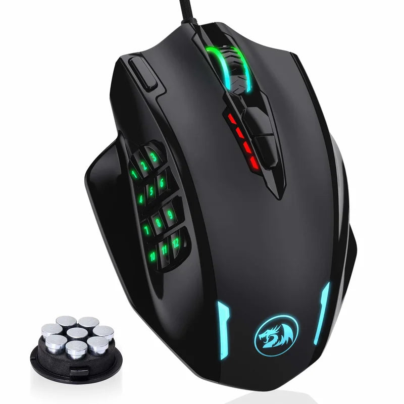 Redragon M908 USB Wired Gaming Mouse With Programmable Buttons