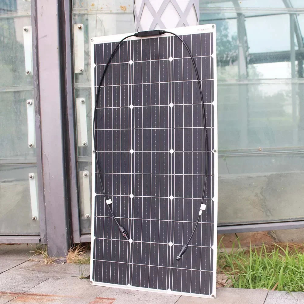 Asunerge Flexible Monocrystalline Solar Panel Compact Design For Outdoor Use