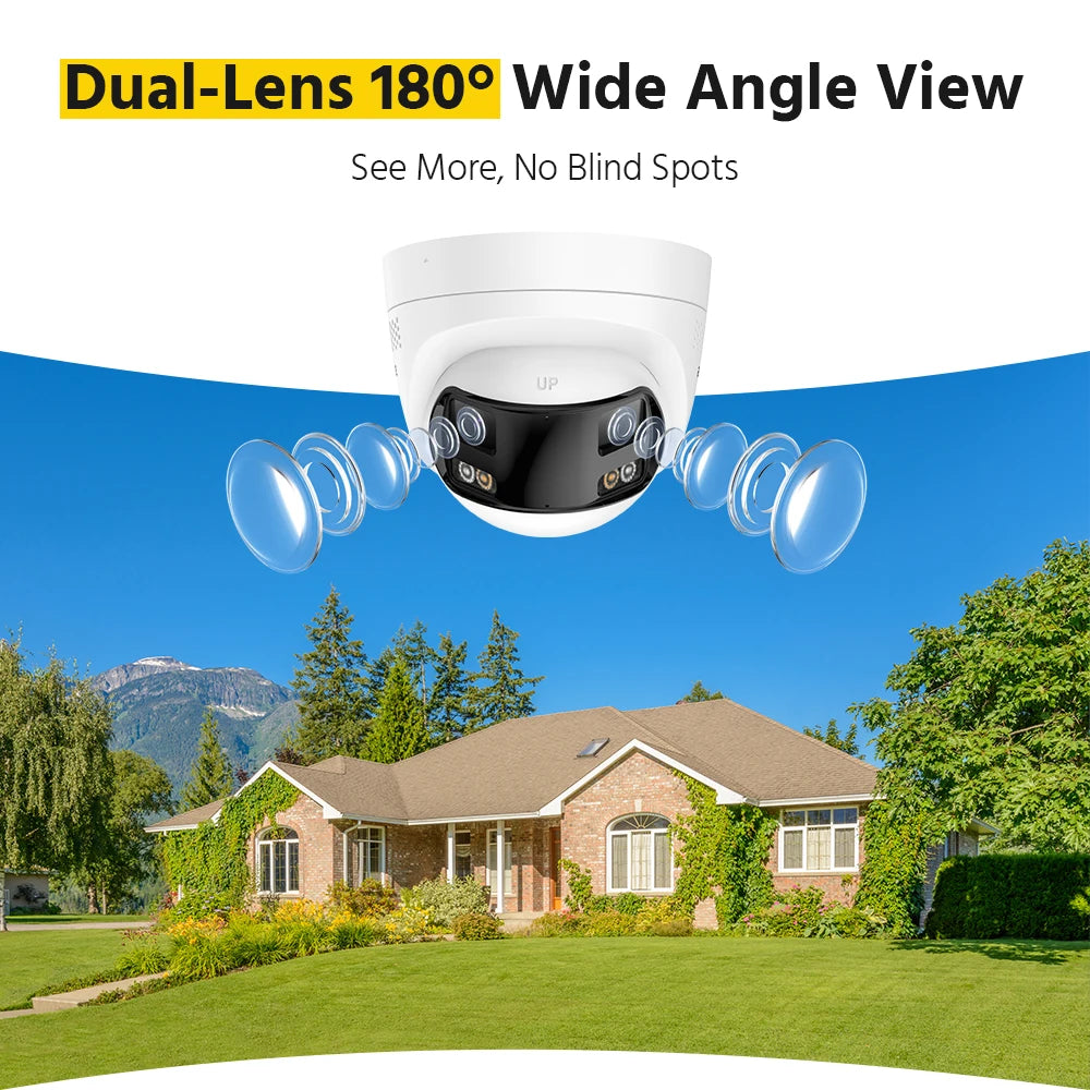 Annke 8MP Dual Lens PoE Security Camera With Human Detection