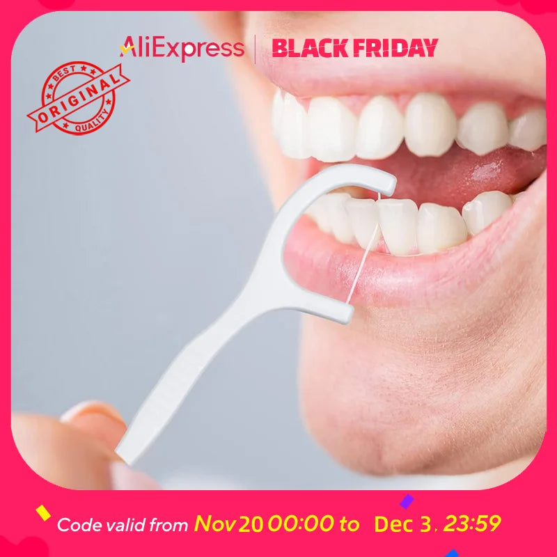 Individually Wrapped Dental Floss Picks for Freshness On The Go